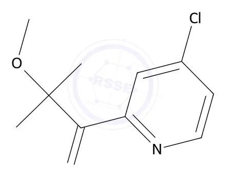 Chemical structure of 1-(4-Chloropyridin-2-yl)-2-methoxy-2-methylpropan-1-one