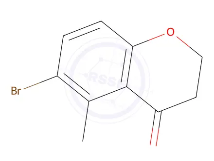 Chemical structure of 6-BROMO-5-METHYLCHROMAN-4-ONE