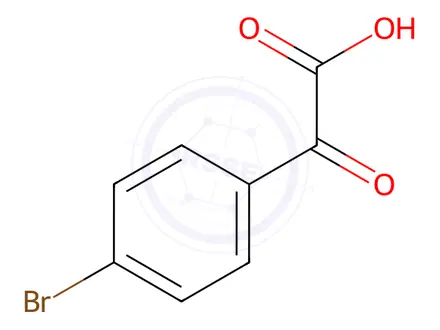 Chemical structure of 2-(4-Bromophenyl)-2-oxoacetic acid