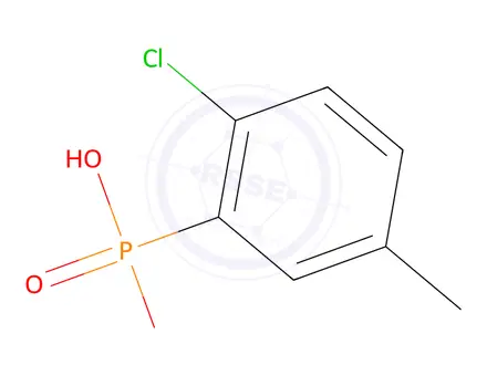 Chemical structure of (2-chloro-5-methylphenyl)phosphonic Acid