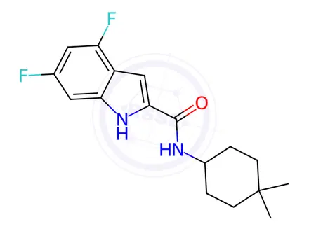 Chemical structure of NITD-349