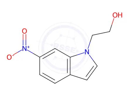 Chemical structure of 2-(6-nitroindol-1-yl)-ethanol