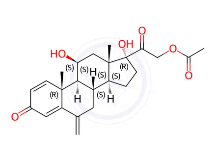 Chemical structure of Prednisolone Impurity 36