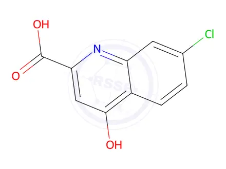 Chemical structure of 7-Chlorokynurenic acid, 98%