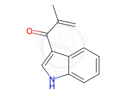 Chemical structure of 1-(1H-indol-3-yl)-2-methylprop-2-en-1-one