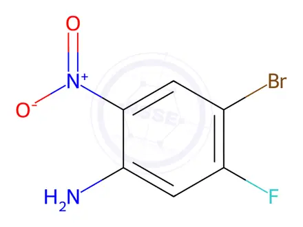 Chemical structure of 4-Bromo-5-fluoro-2-nitroaniline