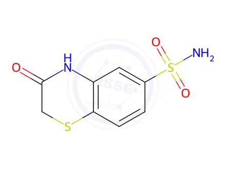 Chemical structure of 3-Oxo-3,4-dihydro-2h-1,4-benzothiazine-6-sulfonamide