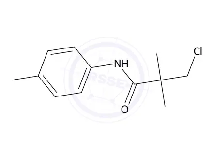 Chemical structure of 3-Chloro-2,2-dimethyl-N-(p-tolyl)propanamide
