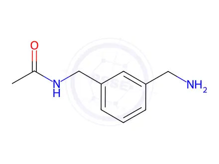 Chemical structure of N-{[3-(aminomethyl)phenyl]methyl}acetamide