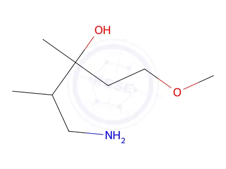Chemical structure of 1-Amino-5-methoxy-2,3-dimethylpentan-3-ol