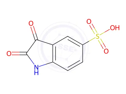 Chemical structure of Indigotindisulfonate Impurity C