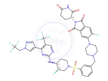 Chemical structure of Itraconazole Impurity 135