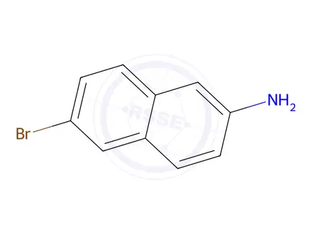 Chemical structure of 2-Amino-6-bromonaphthalene