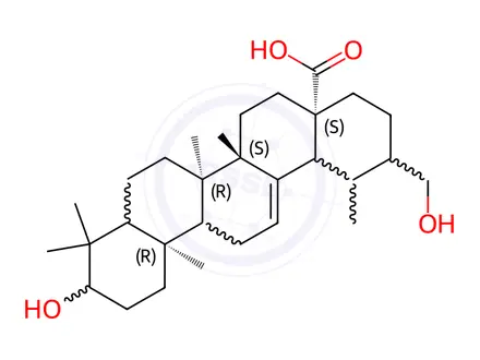 Chemical structure of Rubifolic acid