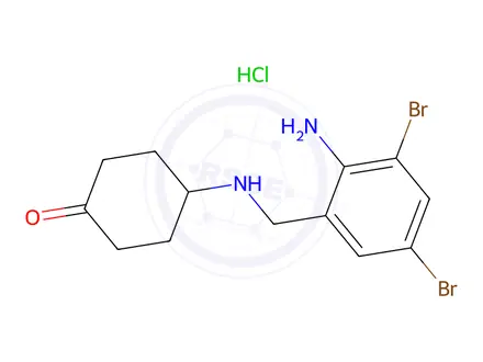 Chemical structure of Ambroxol Impurity 49 HCl