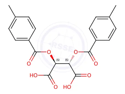 Chemical structure of (S)-(-)-Canadine Di-p-toluoyl-D-tartrate