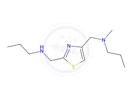 Chemical structure of n-Methyl-N-((2-((propylamino)methyl)thiazol-4-yl)methyl)propan-1-amine