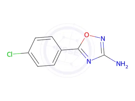 Chemical structure of 5-(4-Chlorophenyl)-1,2,4-oxadiazol-3-amine