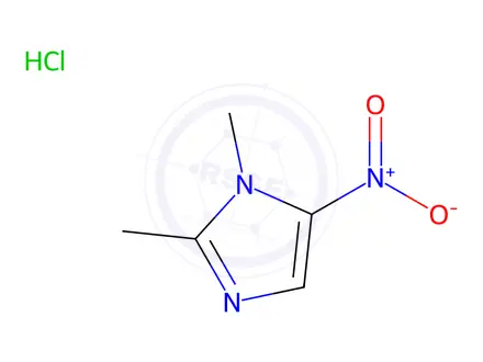 Chemical structure of Dimetridazole Hydrochloride
