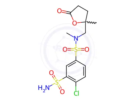 Chemical structure of Mefruside Impurity 1