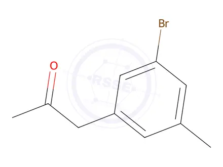 Chemical structure of 1-(3-Bromo-5-methylphenyl)propan-2-one