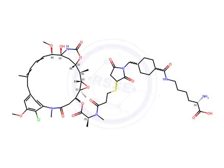Chemical structure of Maytansine Related Compound 1 (Lys-SMCC-DM1)