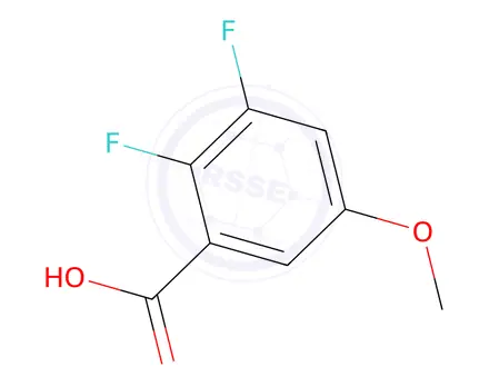 Chemical structure of 2,3-Difluoro-5-methoxy-benzoic acid