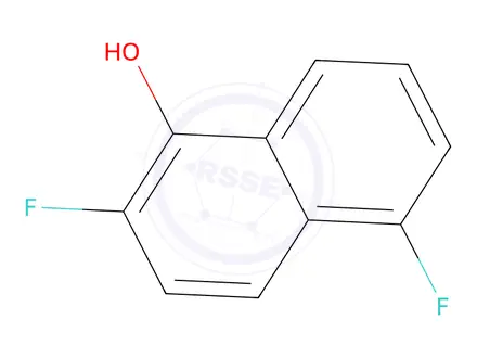 Chemical structure of 2,5-difluoronaphthalen-1-ol