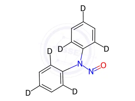 Chemical structure of N-Nitrosodiphenylamine(2,2',4,4',6,6'-[D6])