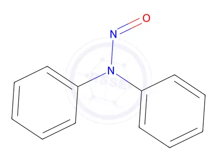 Chemical structure of N-Nitrosodiphenylamine