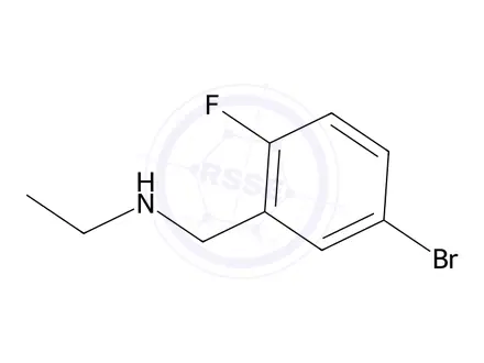 Chemical structure of N-(5-Bromo-2-fluorobenzyl)ethanamine