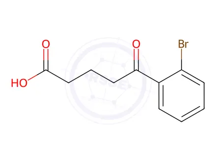 Chemical structure of 5-(2-Bromophenyl)-5-oxopentanoic acid