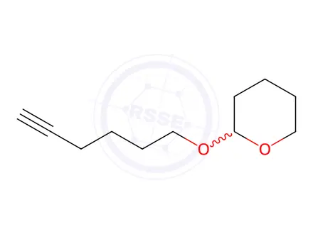 Chemical structure of 2-(5-Hexynyloxy)tetrahydro-2H-pyran