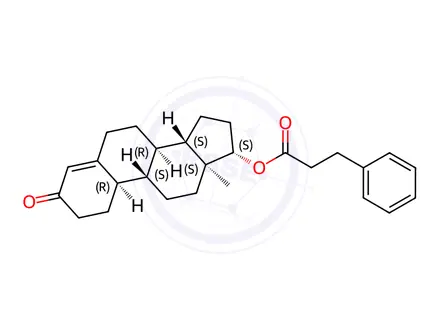 Chemical structure of Nandrolone phenylpropionate