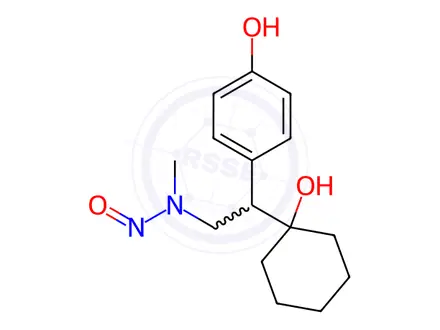 Chemical structure of N-Nitroso Desmethyl Desvenlafaxine