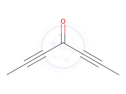 Chemical structure of 2,5-Heptadiyn-4-one