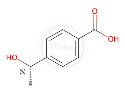 Chemical structure of (S)-4-(1-Hydroxyethyl)benzoic acid