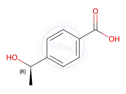 Chemical structure of (R)-4-(1-Hydroxyethyl)benzoic acid