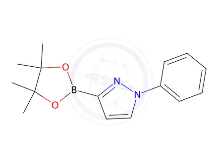 Chemical structure of 1-Phenyl-3-(4,4,5,5-tetraMethyl-1,3,2-dioxaborolan-2-yl)-1H-pyrazole