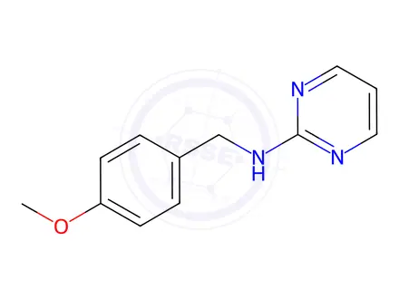 Chemical structure of N-(4-Methoxybenzyl)-2-pyrimidinamine