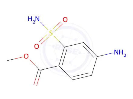 Chemical structure of Methyl 4-aMino-2-sulfaMoylbenzoate