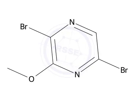 Chemical structure of 2,5-Dibromo-3-methoxypyrazine