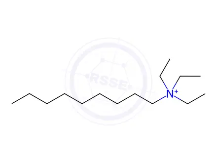 Chemical structure of nonyltriethylammonium