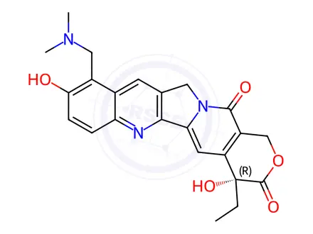 Chemical structure of Topotecan Impurity 4 ((R)-Topotecan))