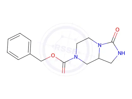 Chemical structure of Benzyl 3-oxohexahydroimidazo[1,5-a]pyrazine-7(1H)-carboxylate