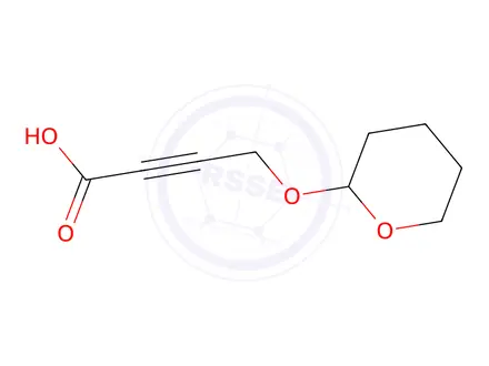 Chemical structure of 4-tetrahydropyran-2-yloxybut-2-ynoic acid