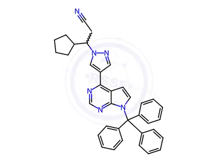 Chemical structure of Ruxolitinib Impurity 153