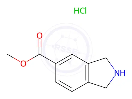 Chemical structure of Methyl Isoindoline-5-carboxylate Hydrochloride