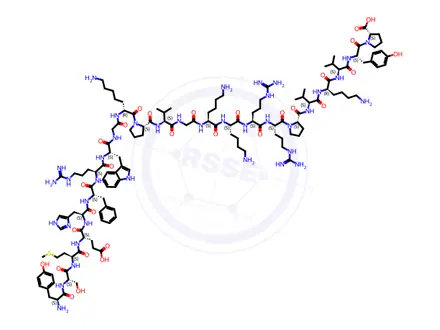 Chemical structure of Tetracosactide EP Impurity C