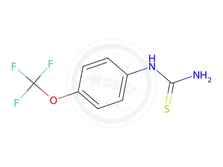 Chemical structure of 1-(4-(Trifluoromethoxy)phenyl)-2-thiourea